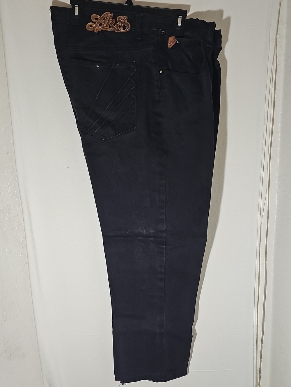 Vintage Akademiks Men's Black Slim Straight Jeans